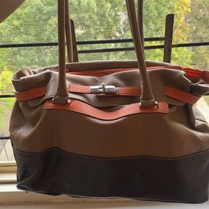 Genuine leather handbag